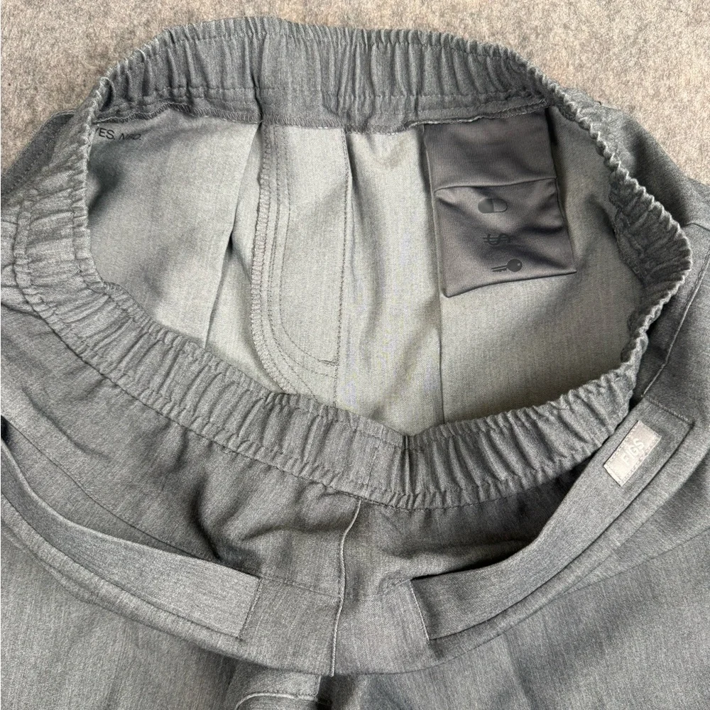 Figs Men M Tansen Jogger Scrub Pants Solid Gray Drawstring Stretch Pockets Nurse